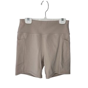AE Women's Tan Biker Shorts